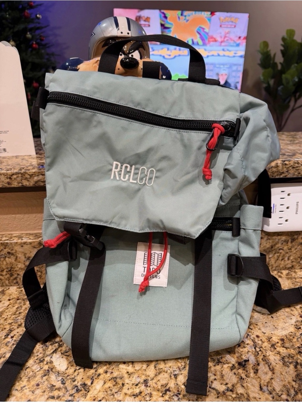 Topo Designs Rover Pack Backpack | Sage Green | 20L Hiking Outdoor